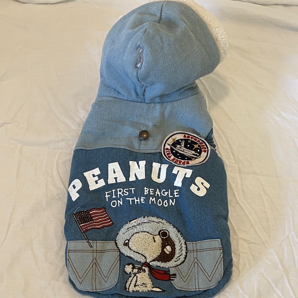 Peanuts Denim Blue Dog Jacket
